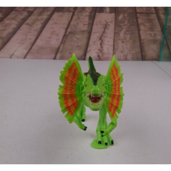 Adventure Force Mini Mighty Megasaur Dilophosaurs Green Action Figure - Picture 1 of 5